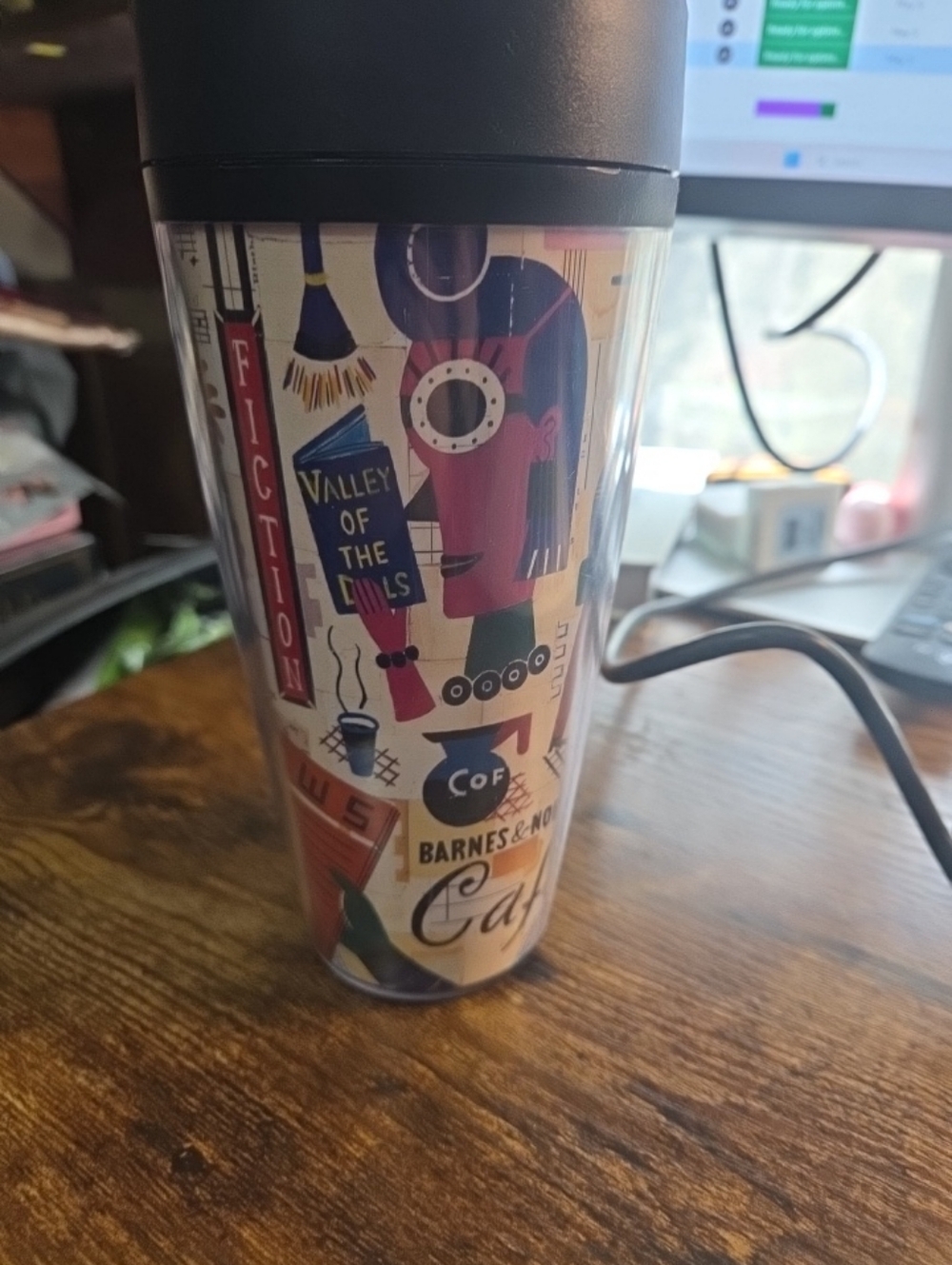 Barnes & Noble Therma Serv Insulated Coffee Tea Travel Mug